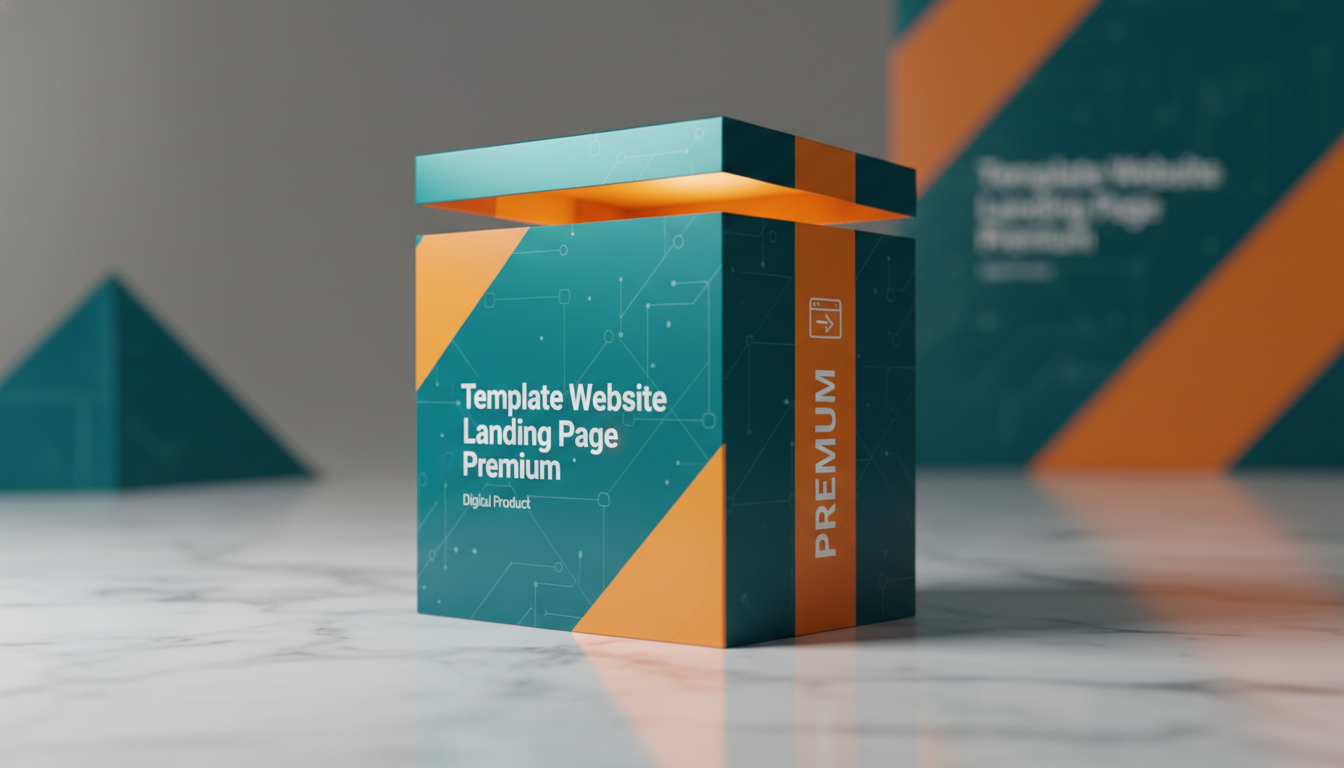 Template Website Landing Page Premium